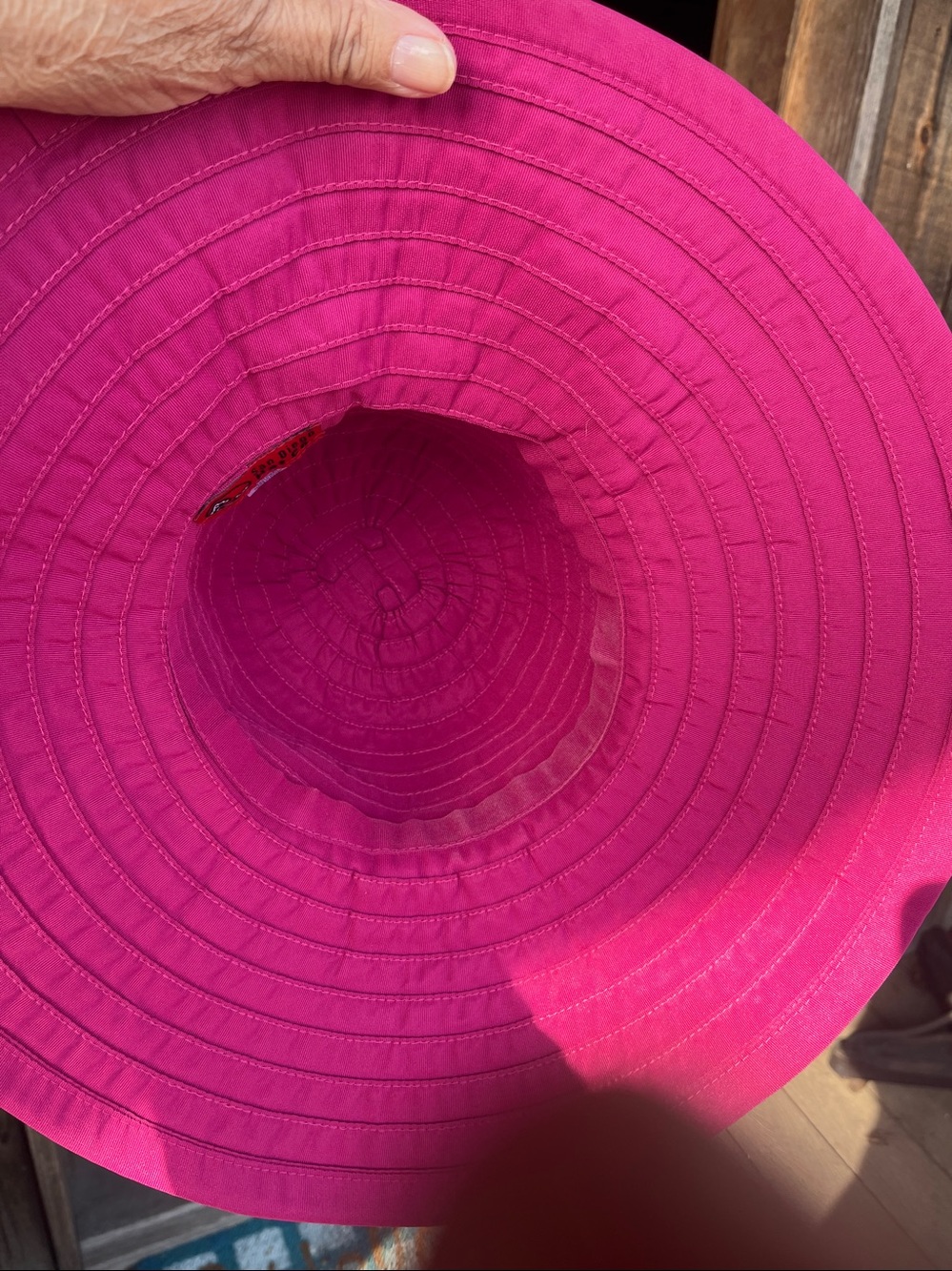 San Diego Hat Company pink wide brim sun hat - Picture 4 of 4